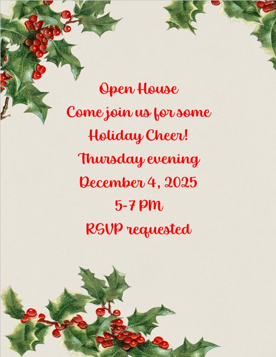 Open House holiday party